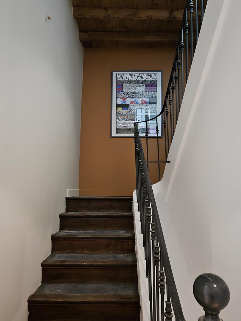 Peintures intérieures escalier Villeneuve les Avignon Reno'Zen