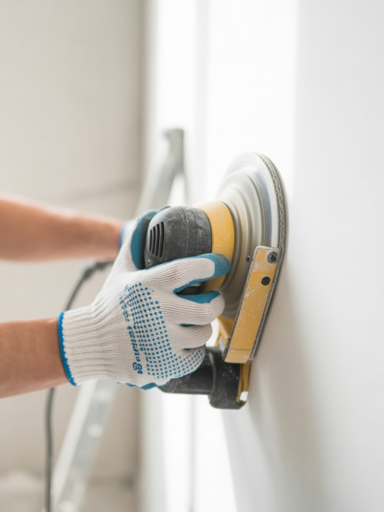 Remise en état d'un appartement après un dégât des eaux, peinture rteprise plâtrerie et préparation des supports