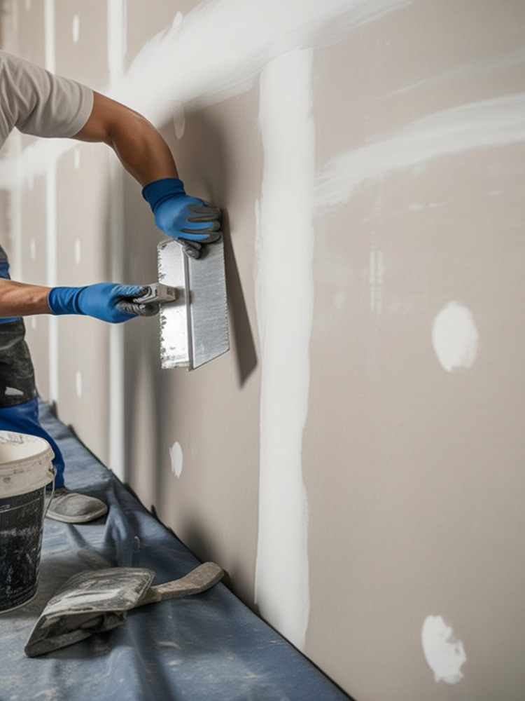 Nécessité d'une préparation minutieuse des supports des parois et plafond et vérification par humidimetre avant peinture