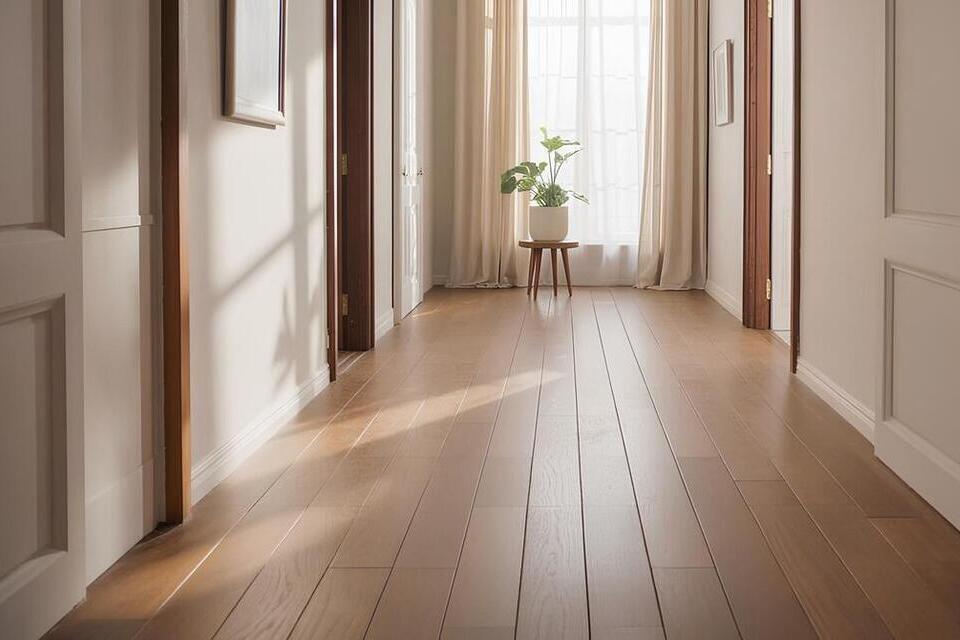 Préparation du sol avec motiers hydrofuge avant la pose d'un parquet flottant par Reno'Zen à Teyran
