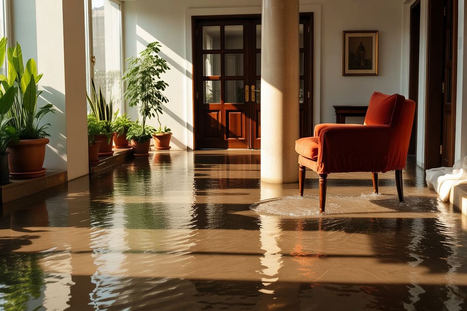 Rénovation peinture d'un plafond et évacuation des eaux après infiltration d’eau en toiture par Reno’Zen à Teyran. Vérification à l'humidimétre des parois avant application de peintures intérieures