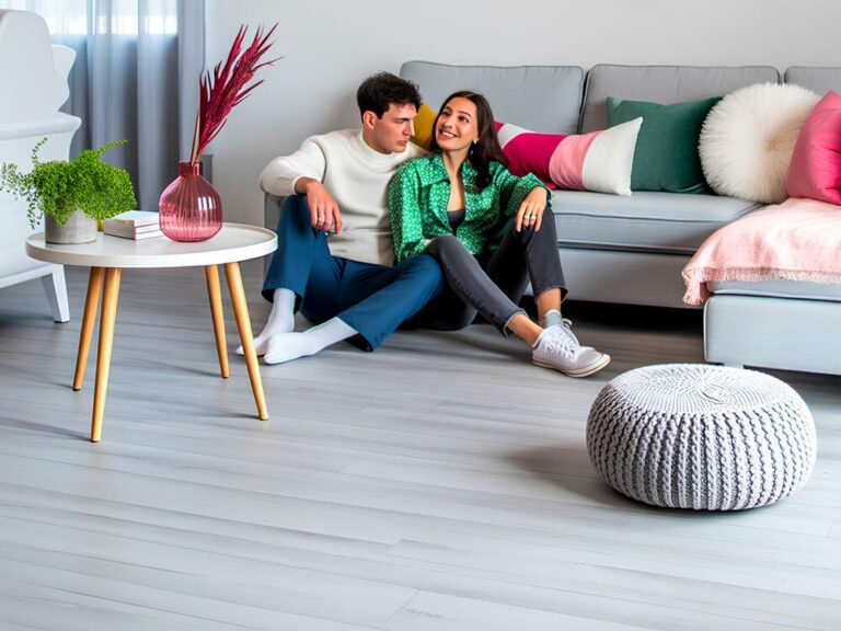 Pose d'un sol PVC décoratif résistant pour appartement et locaux professionnels à Castries