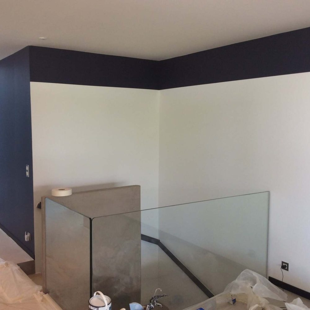 Rénovation peintures intérieures des locaux professionnels bureaux et loacaux techniques CNRS à Montpellier